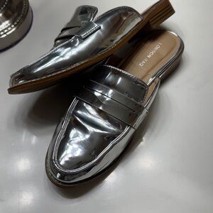 London Rag Silver Women's Mules
